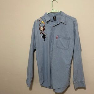 LAST CALL! Vintage Looney Tunes Button Up